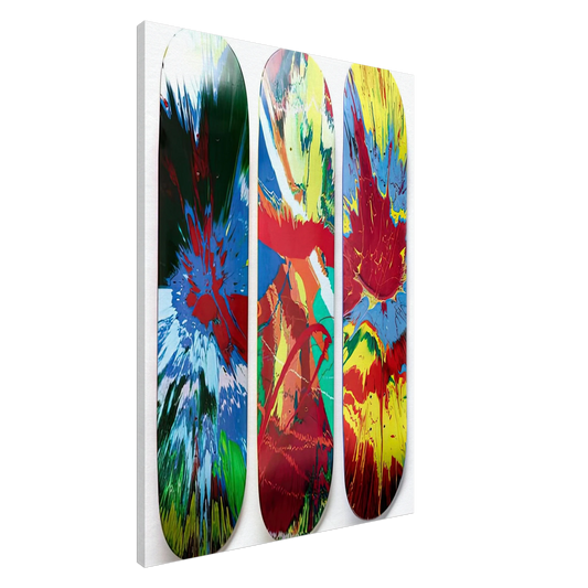 Damien Hirst - SUPREME SKATE DECKS Canvas - 20x30 cm / 8x12 inches-canvas