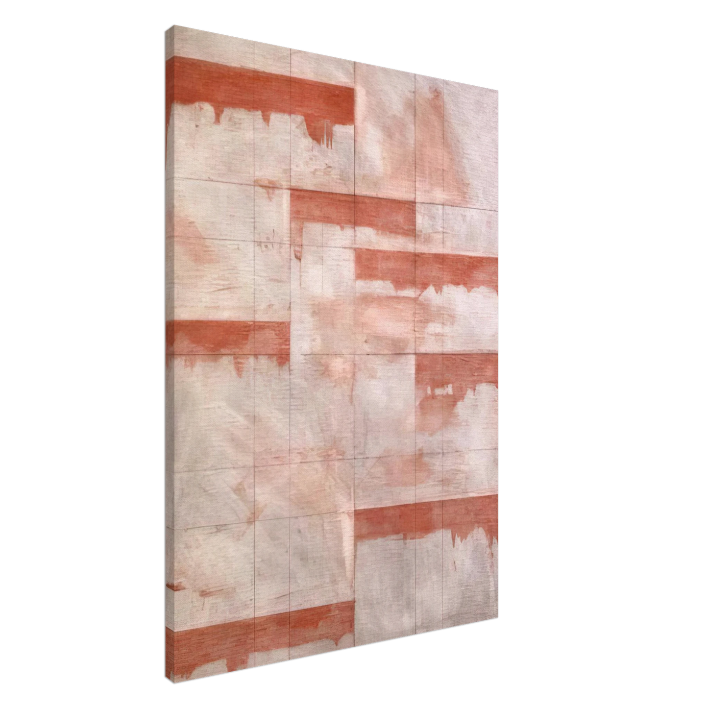 Brice Marden - Red Window Study - Abstract Expressionism Canvas - 20x30 cm / 8x12 inches-canvas