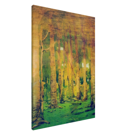 Arkhyp Kuindzhi - A Birch Grove. Spots of sunlight Canvas - 20x30 cm / 8x12 inches-canvas