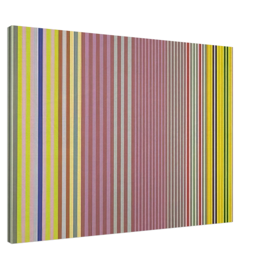 Gene Davis - Halifax - 1969 Canvas - 20x30 cm / 8x12 inches-canvas