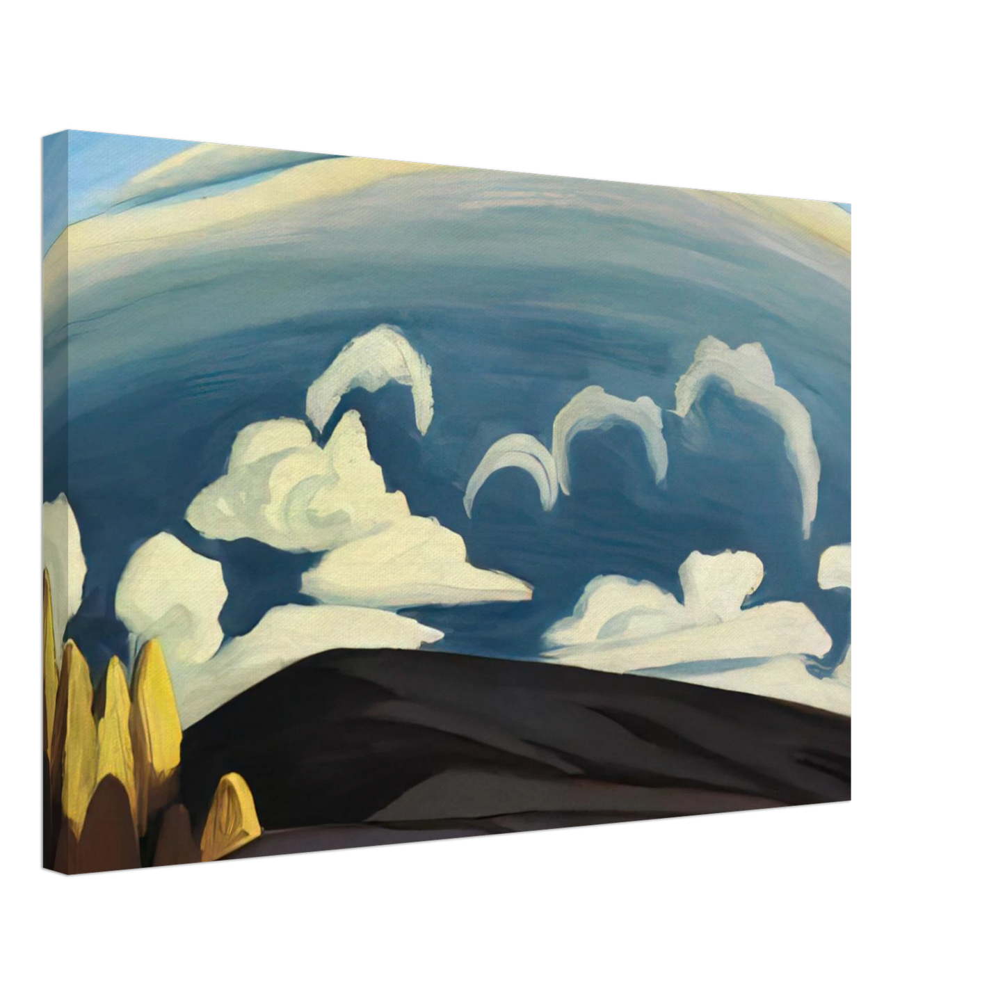 Lawren Harris - Aftermath of Storm - Lake Superior Sketch XXXIV - 1926 Canvas - 40x60 cm / 16x24 inches-canvas