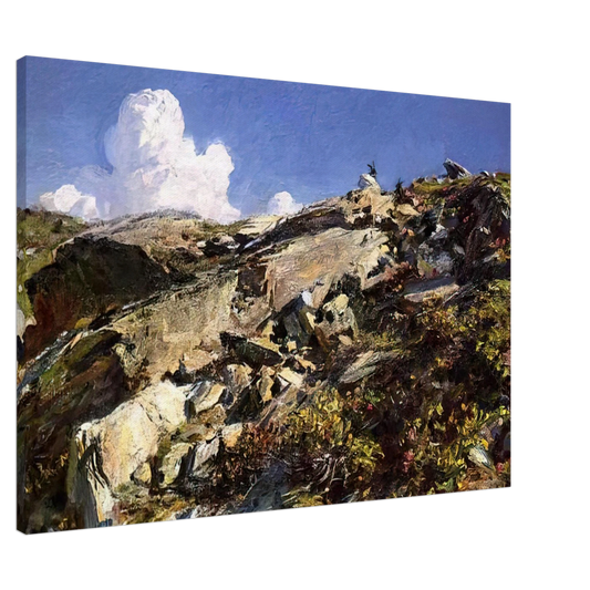 John Singer Sargent - In the Alps Canvas - 20x30 cm / 8x12 inches-canvas
