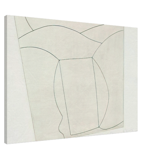 Ben Nicholson - 3 forms in a landscape - 1967 Canvas - 20x30 cm / 8x12 inches-canvas