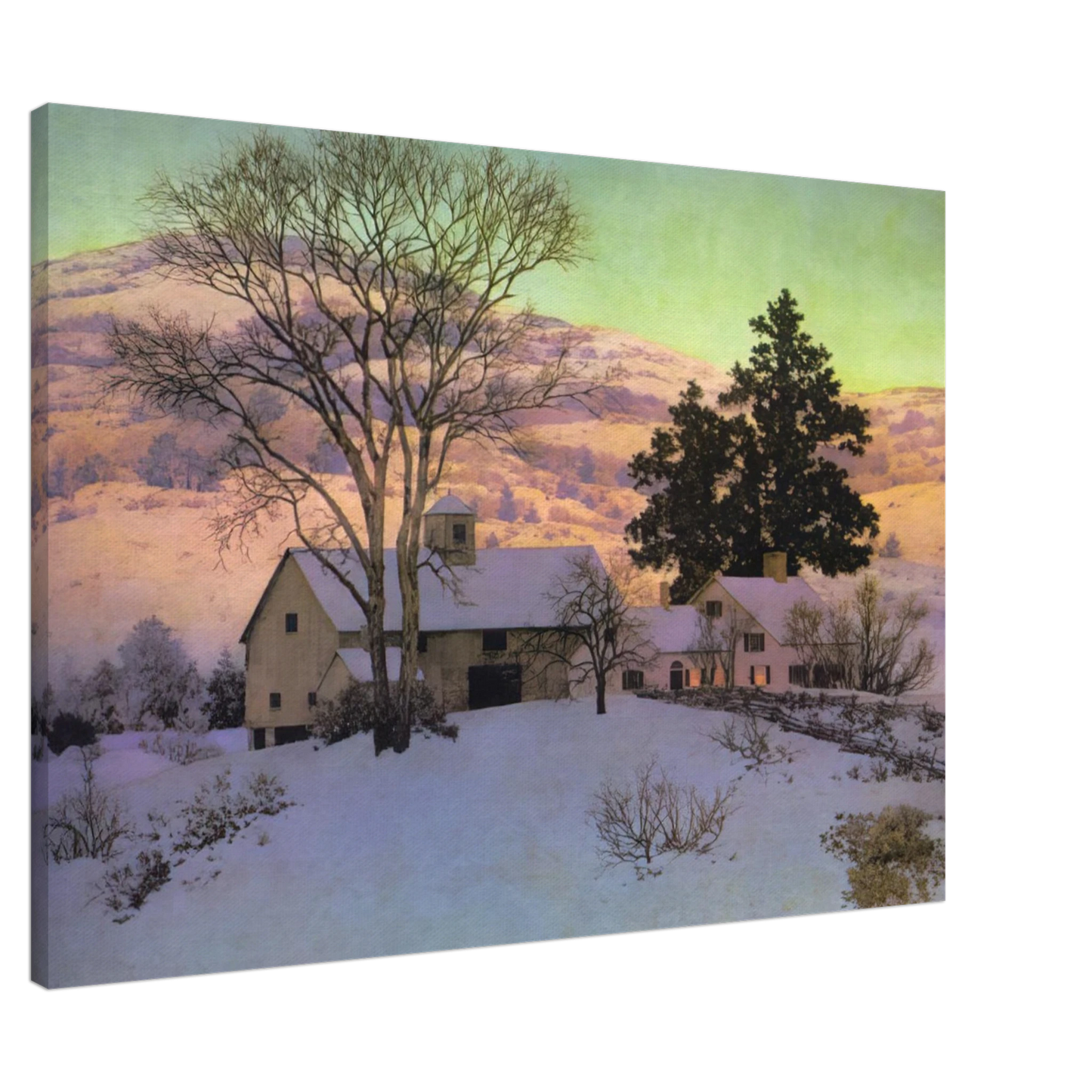 Maxfield Parrish - Afterglow Canvas - 20x30 cm / 8x12 inches-canvas