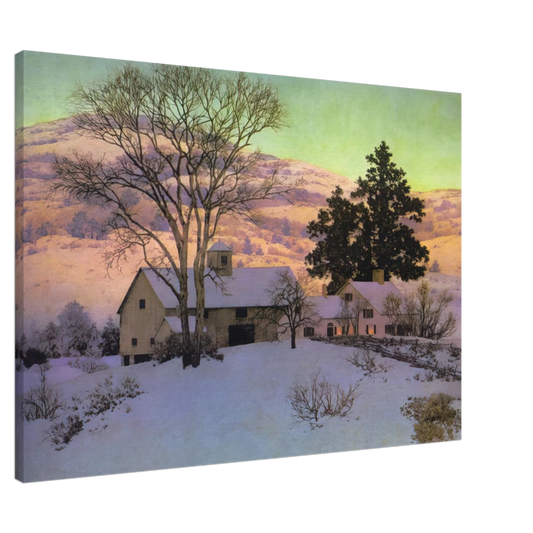 Maxfield Parrish - Afterglow Canvas - 20x30 cm / 8x12 inches-canvas