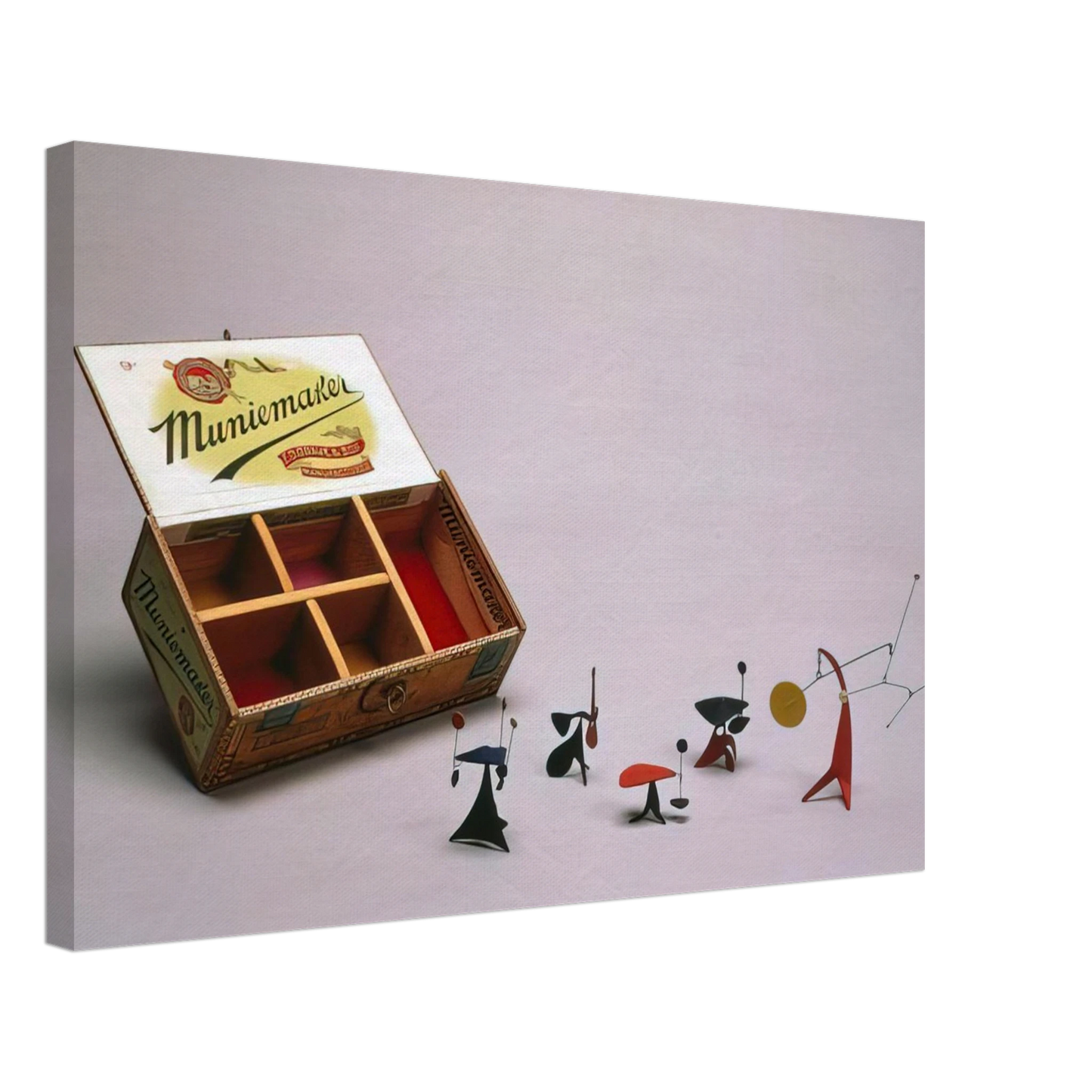 Alexander Calder - LOUISAS 43RD BIRTHDAY PRESENT 1948 Canvas - 70x100 cm / 28x40 inches-canvas