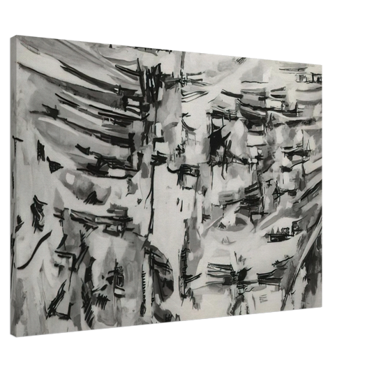 Maria Helena Vieira da Silva - Composition - 1955 Canvas - 20x30 cm / 8x12 inches-canvas