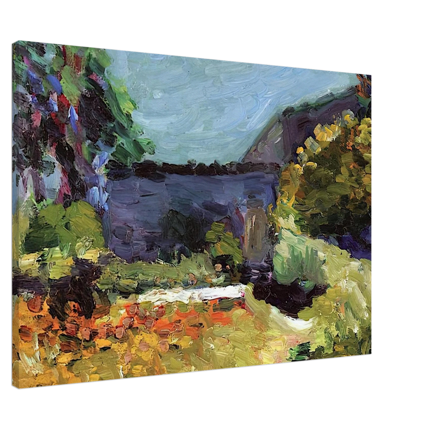 Henri Matisse - LANDSCAPE 1898 Canvas - 20x30 cm / 8x12 inches-canvas