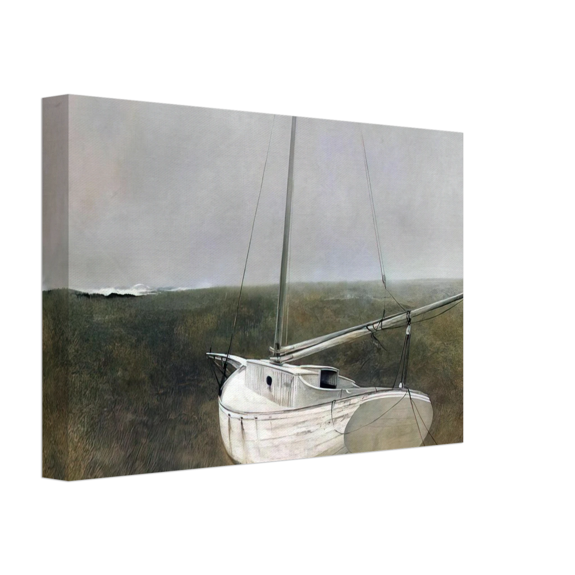 Andrew Wyeth - BELOW DOVER 1950 Canvas - 40x60 cm / 16x24 inches-canvas
