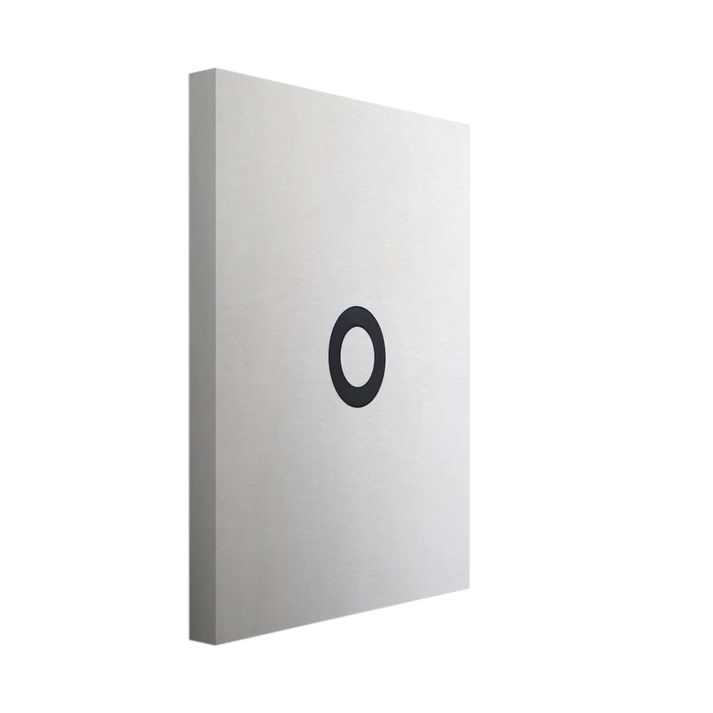 Daniel Buren - Cercle noir sur fond blanc - 1967 Canvas - 70x100 cm / 28x40 inches-canvas