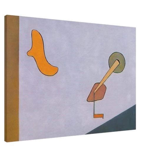 Gene Davis - Composition I - 1949 Canvas - 20x30 cm / 8x12 inches-canvas