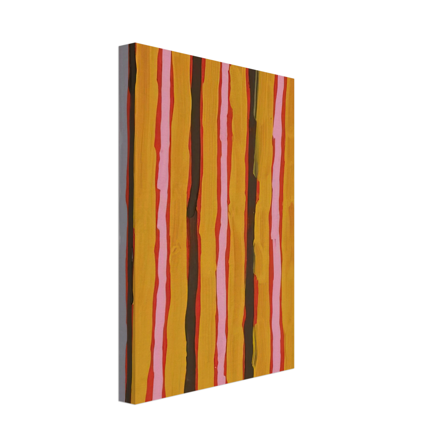 Clifford Possum Tjapaltjarri - Ceremonial Floor Paint - 2001 Canvas - 40x60 cm / 16x24 inches-canvas