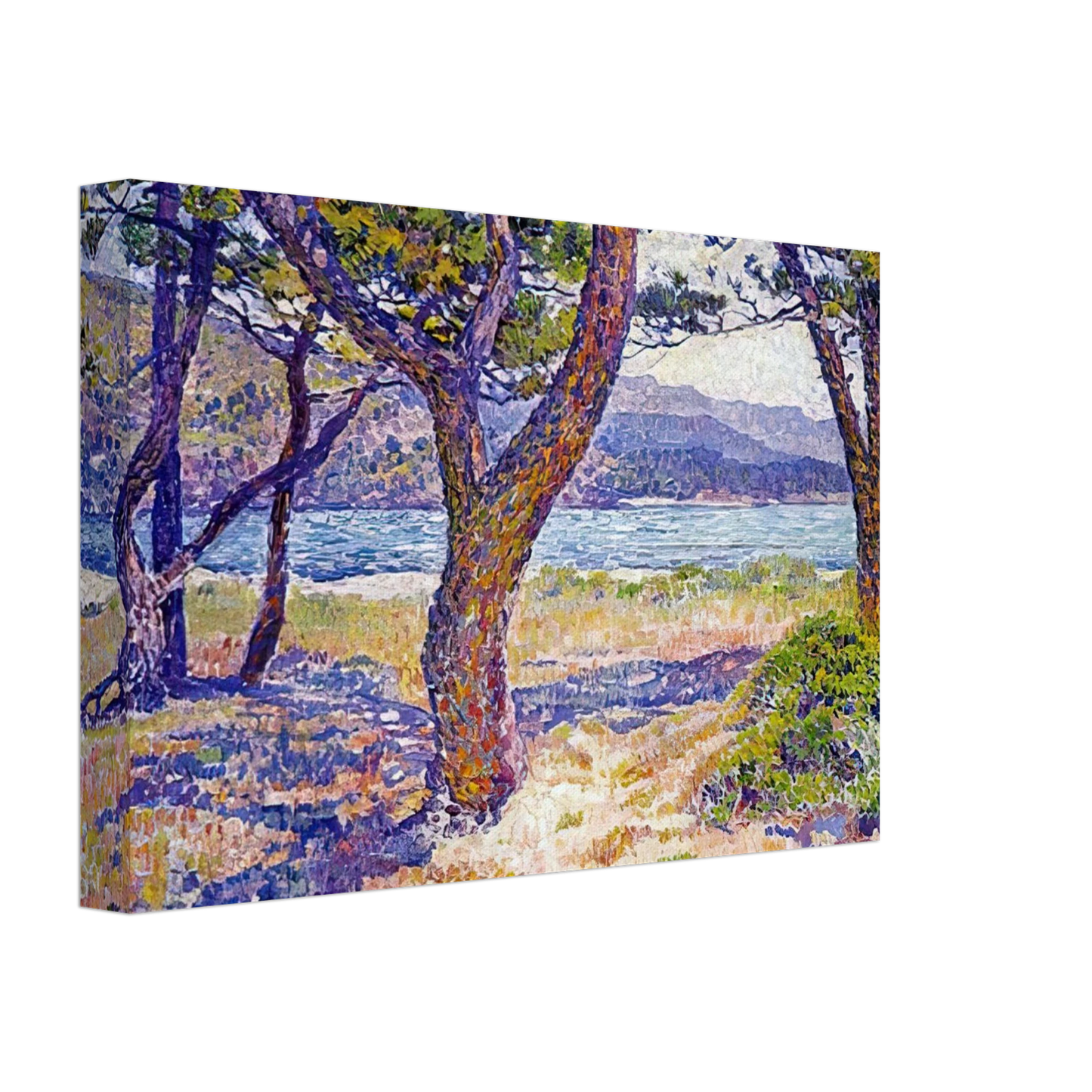 Theo van Rysselberghe - IL MEDITERRANEO PRESSO LE LAVANDOU Canvas - 40x60 cm / 16x24 inches-canvas