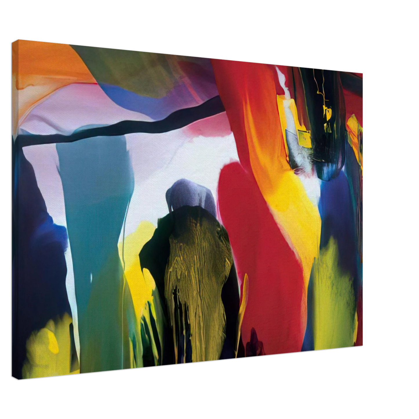 Paul Jenkins - Phenomena Solstice Encounter Canvas - 20x30 cm / 8x12 inches-canvas