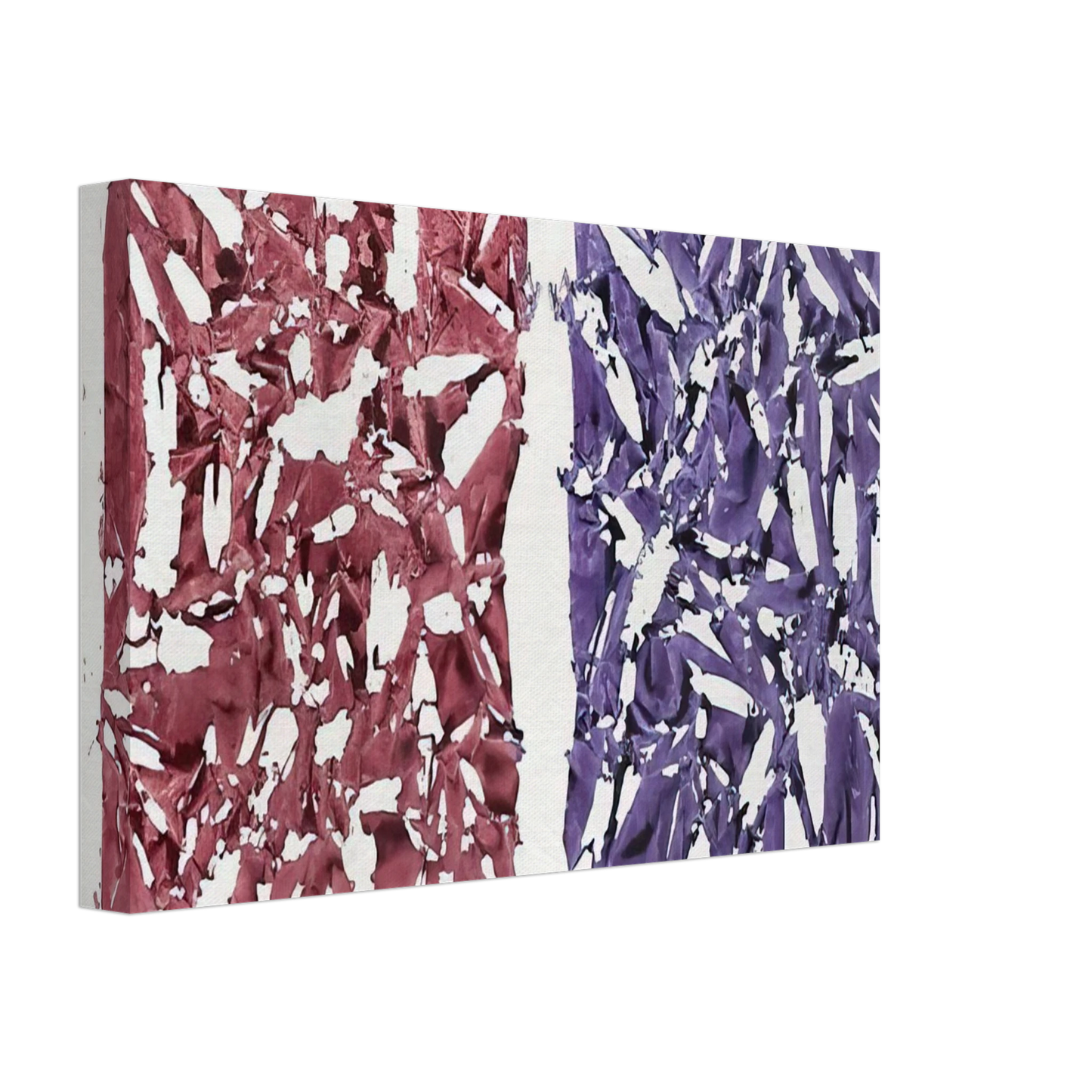 Simon Hantai - Tabula - 1981 Canvas - 40x60 cm / 16x24 inches-canvas