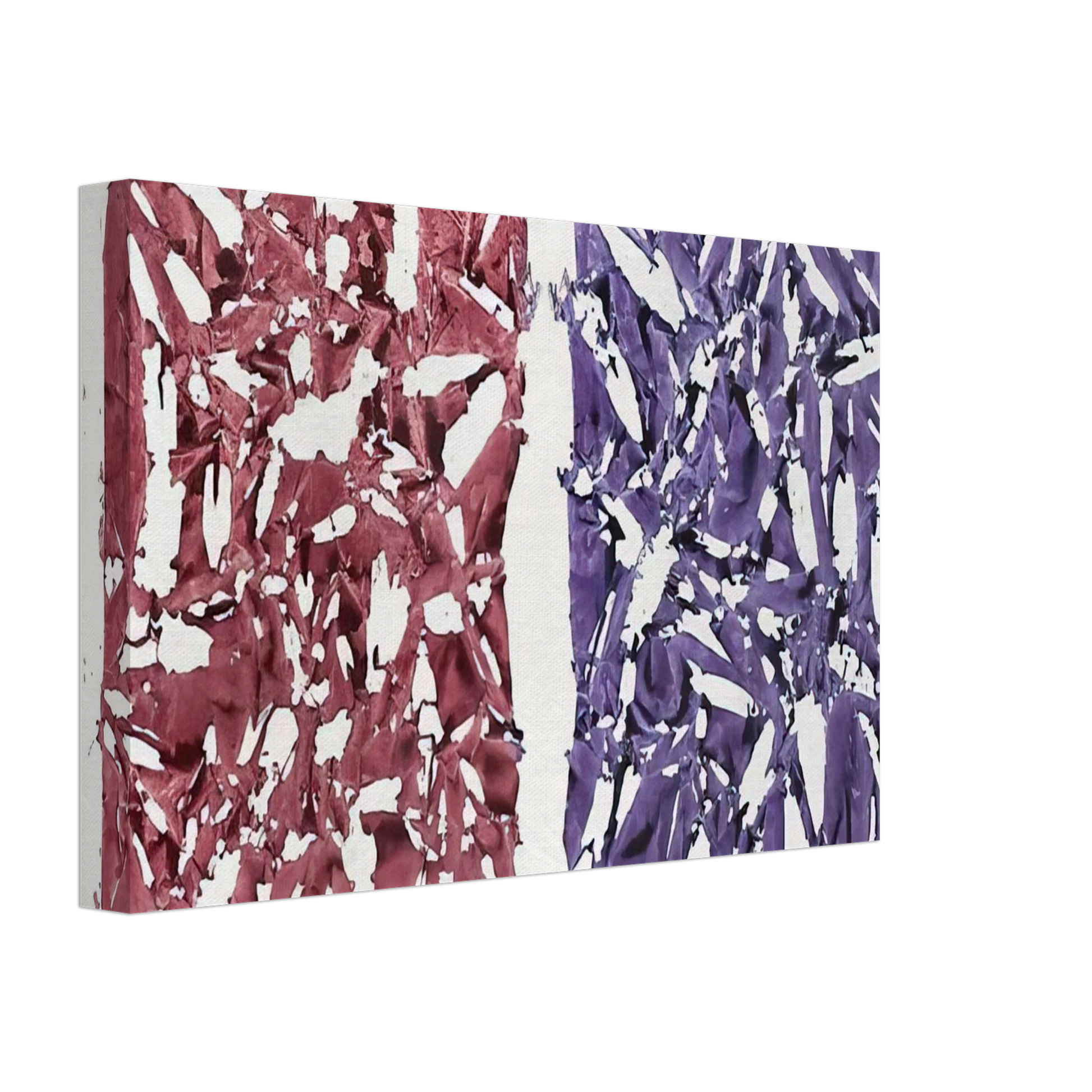 Simon Hantai - Tabula - 1981 Canvas - 40x60 cm / 16x24 inches-canvas