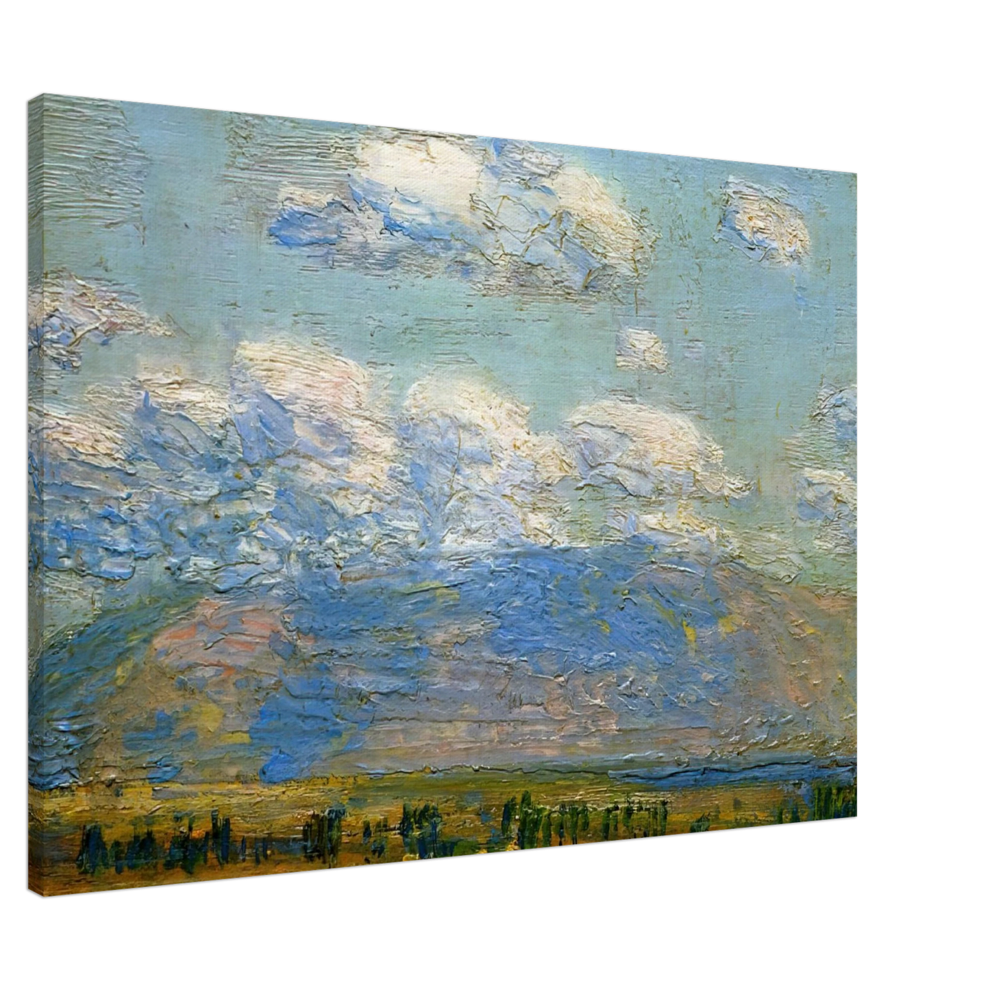 Childe Hassam - Mountain Home, Idaho Canvas - 20x30 cm / 8x12 inches-canvas