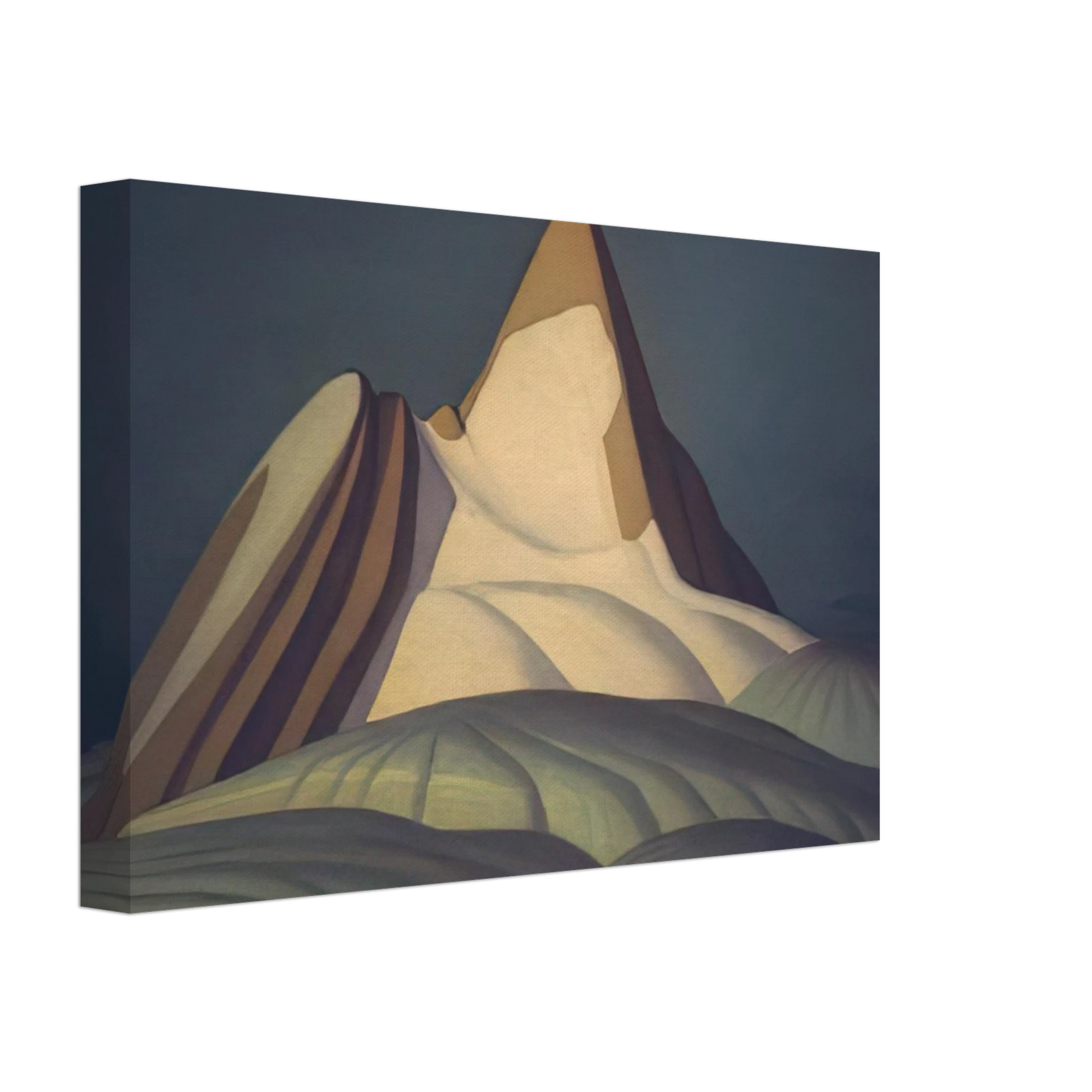 Lawren Harris - Isolation Peak, Rocky Mountains - 1930 Canvas - 70x100 cm / 28x40 inches-canvas