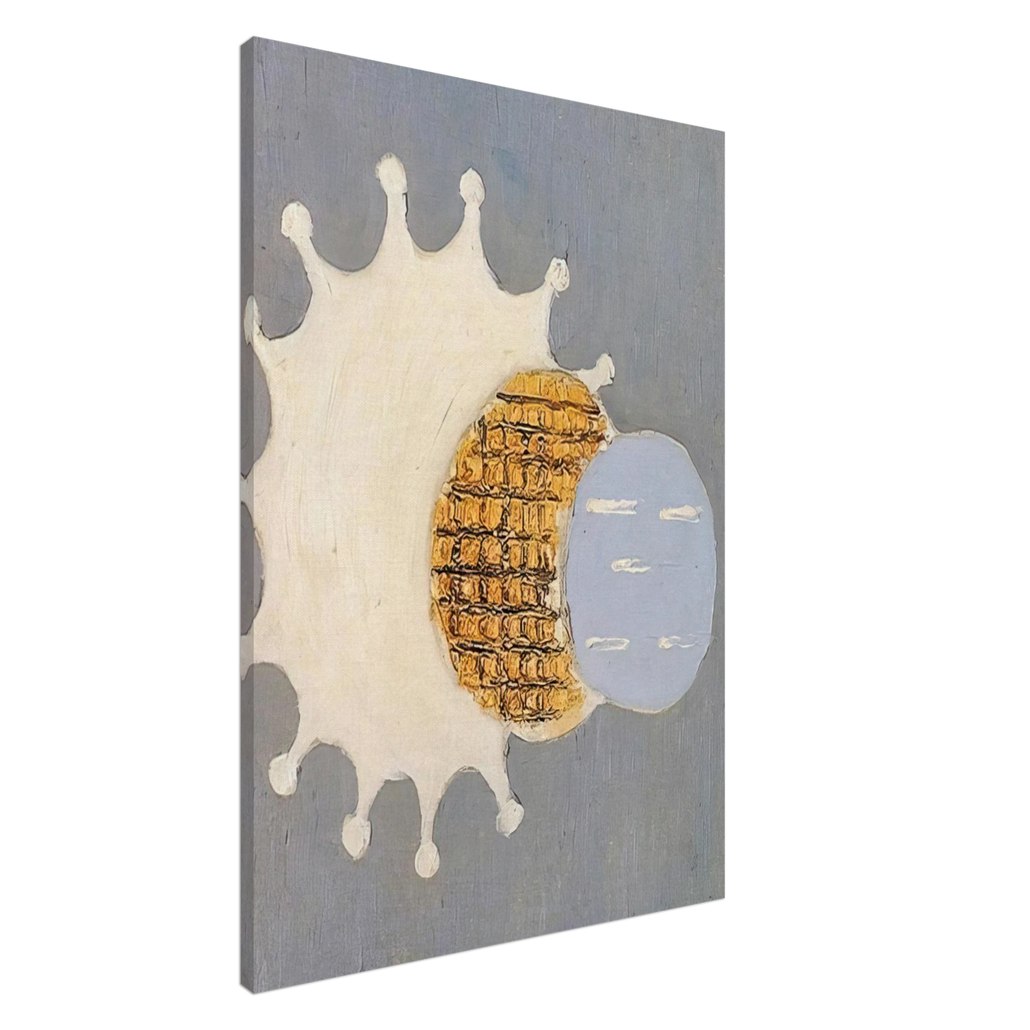 Forrest Bess - Untitled - 1967 Canvas - 20x30 cm / 8x12 inches-canvas