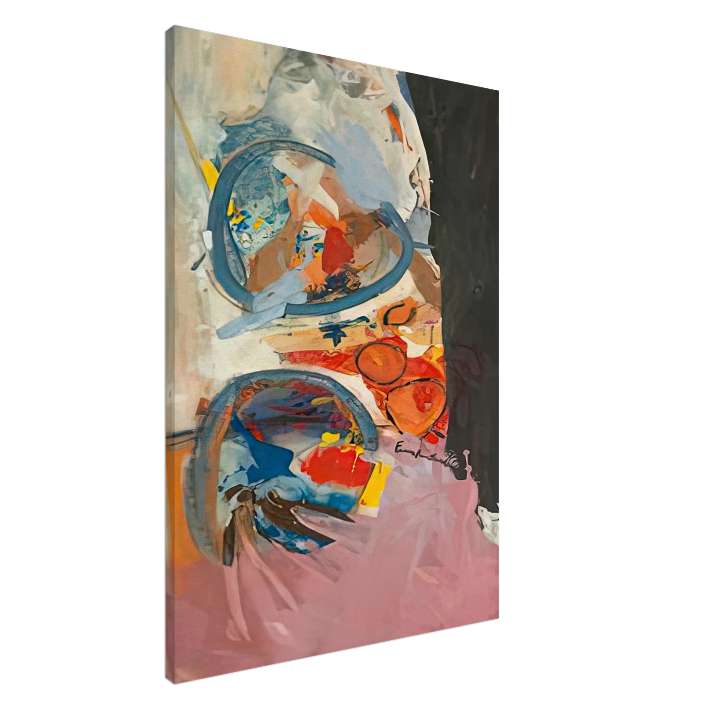 Helen Frankenthaler - Take Off, 1956- Canvas - 20x30 cm / 8x12 inches-canvas