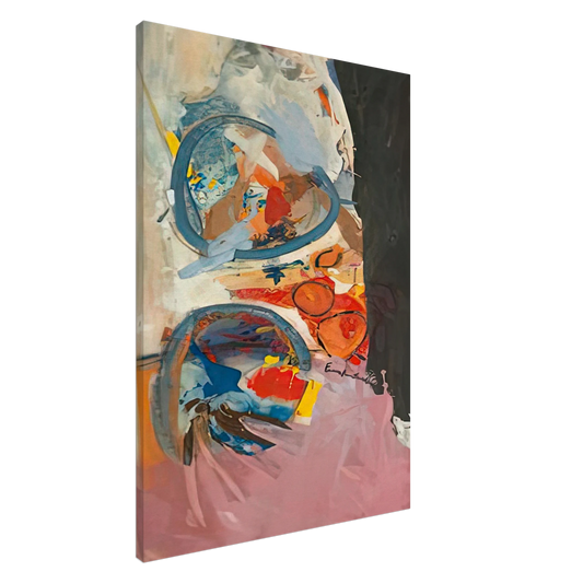 Helen Frankenthaler - Take Off, 1956- Canvas - 20x30 cm / 8x12 inches-canvas