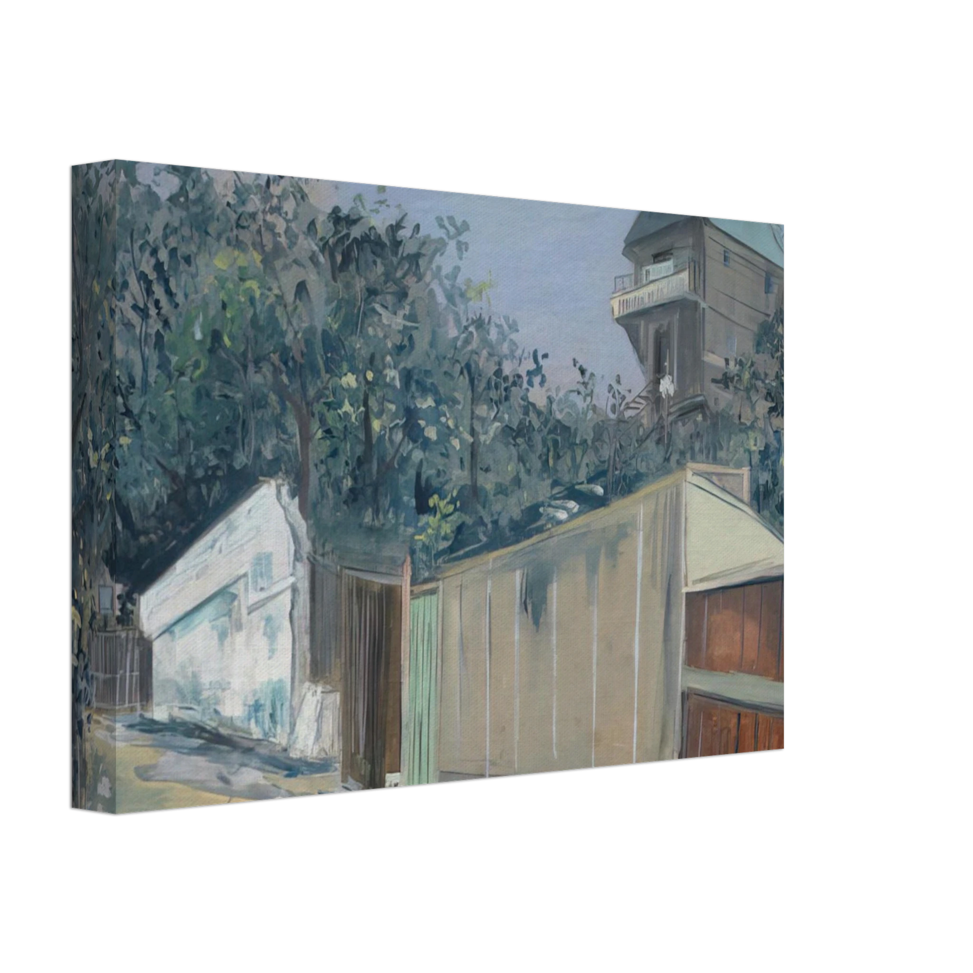 Maurice Utrillo - LE MOULIN DE LA GALETTE A MONTMARTRE 1915 Canvas - 40x60 cm / 16x24 inches-canvas