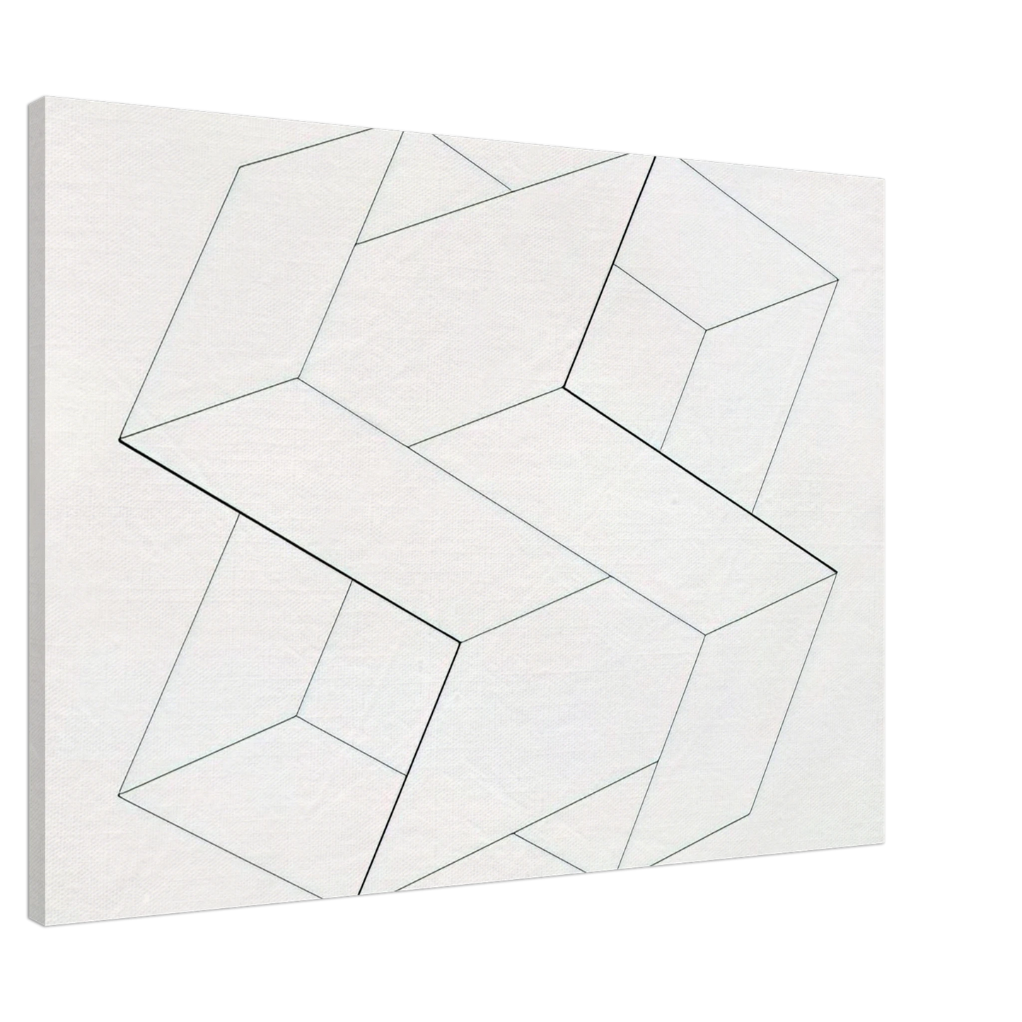 Josef Albers - STRUCTURAL CONSTELLATION 1962 Canvas - 20x30 cm / 8x12 inches-canvas