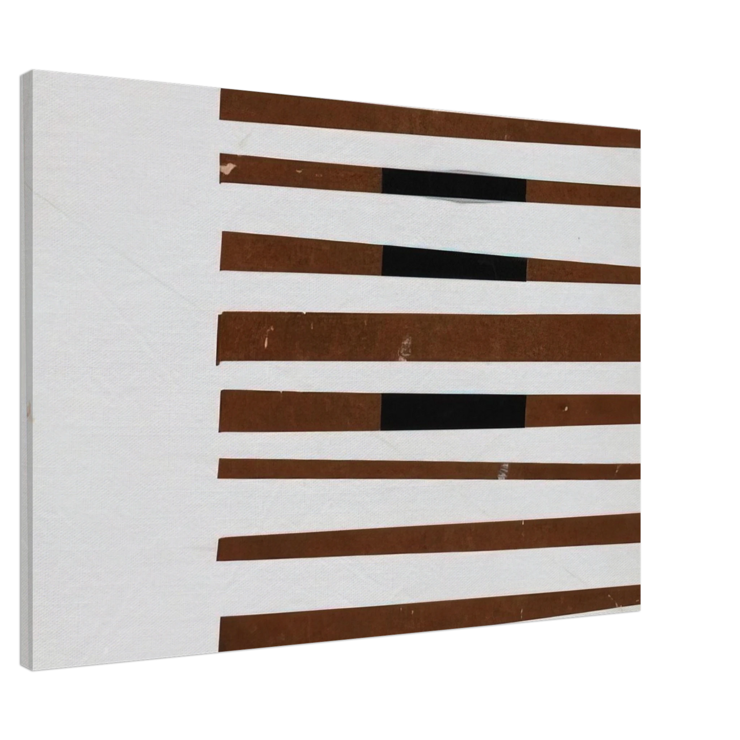 Ellsworth Kelly - Black, Brown, White Canvas - 20x30 cm / 8x12 inches-canvas