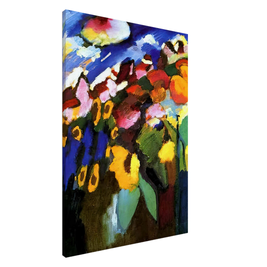 Wassily Kandinsky - MURNAU GARDEN 1909 Canvas - 20x30 cm / 8x12 inches-canvas