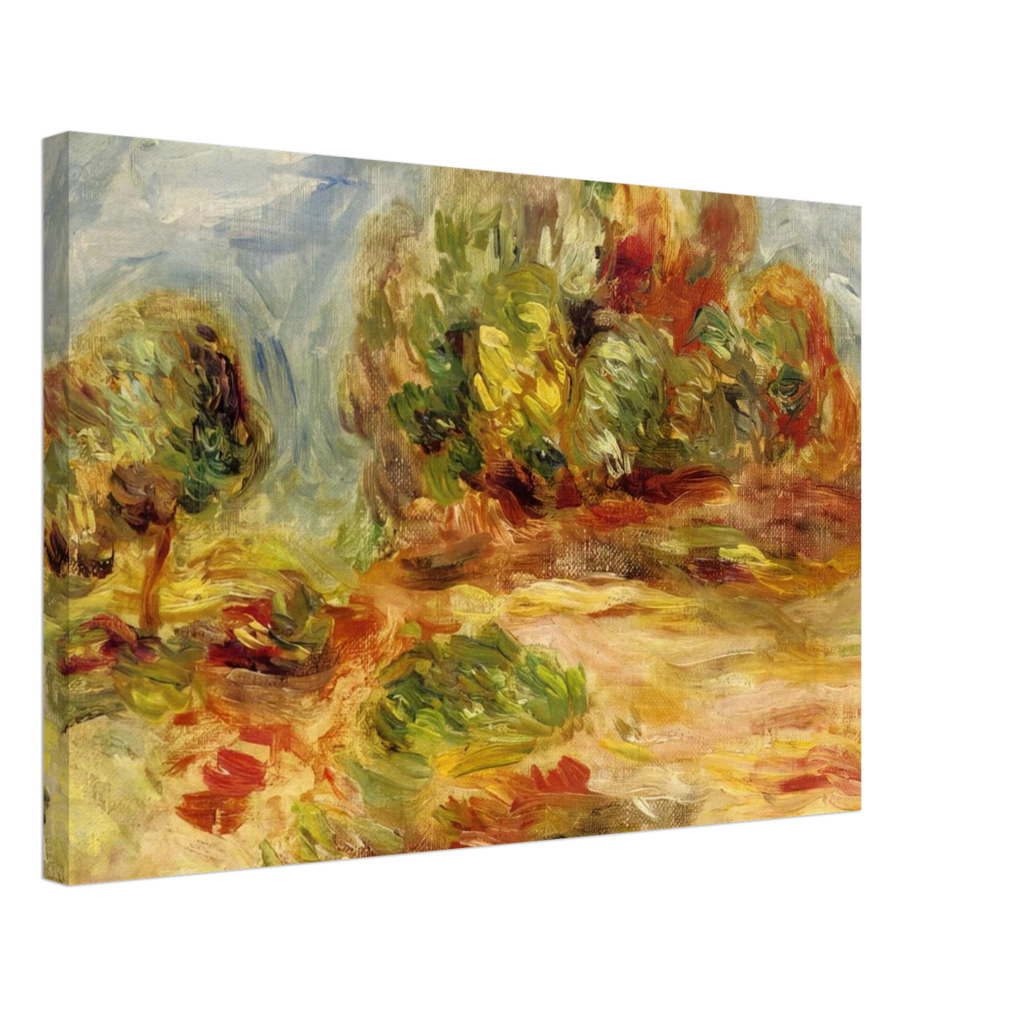 Pierre-Auguste Renoir - Cagnes Landscape Canvas - 70x100 cm / 28x40 inches-canvas