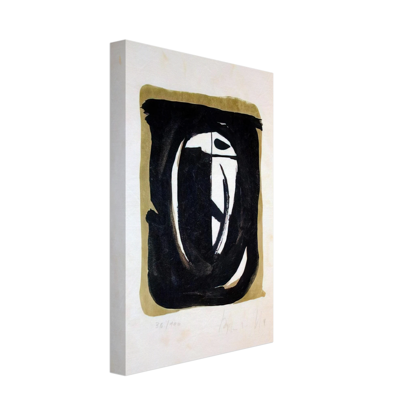 Bice Lazzari - Untitled - 1975 Canvas - 70x100 cm / 28x40 inches-canvas