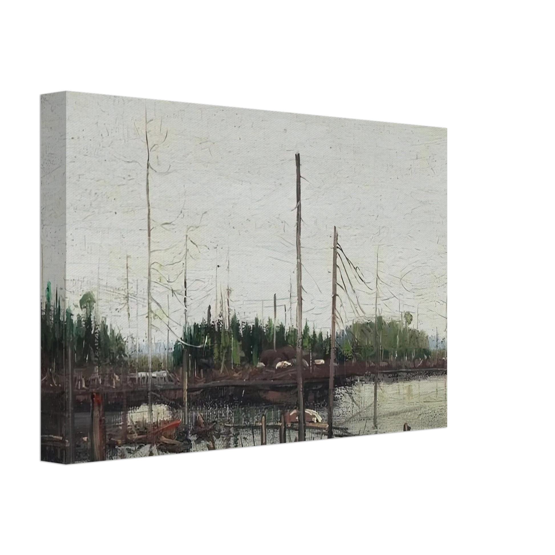 Tom Thomson - DROWNED LAND 1912 Canvas - 70x100 cm / 28x40 inches-canvas