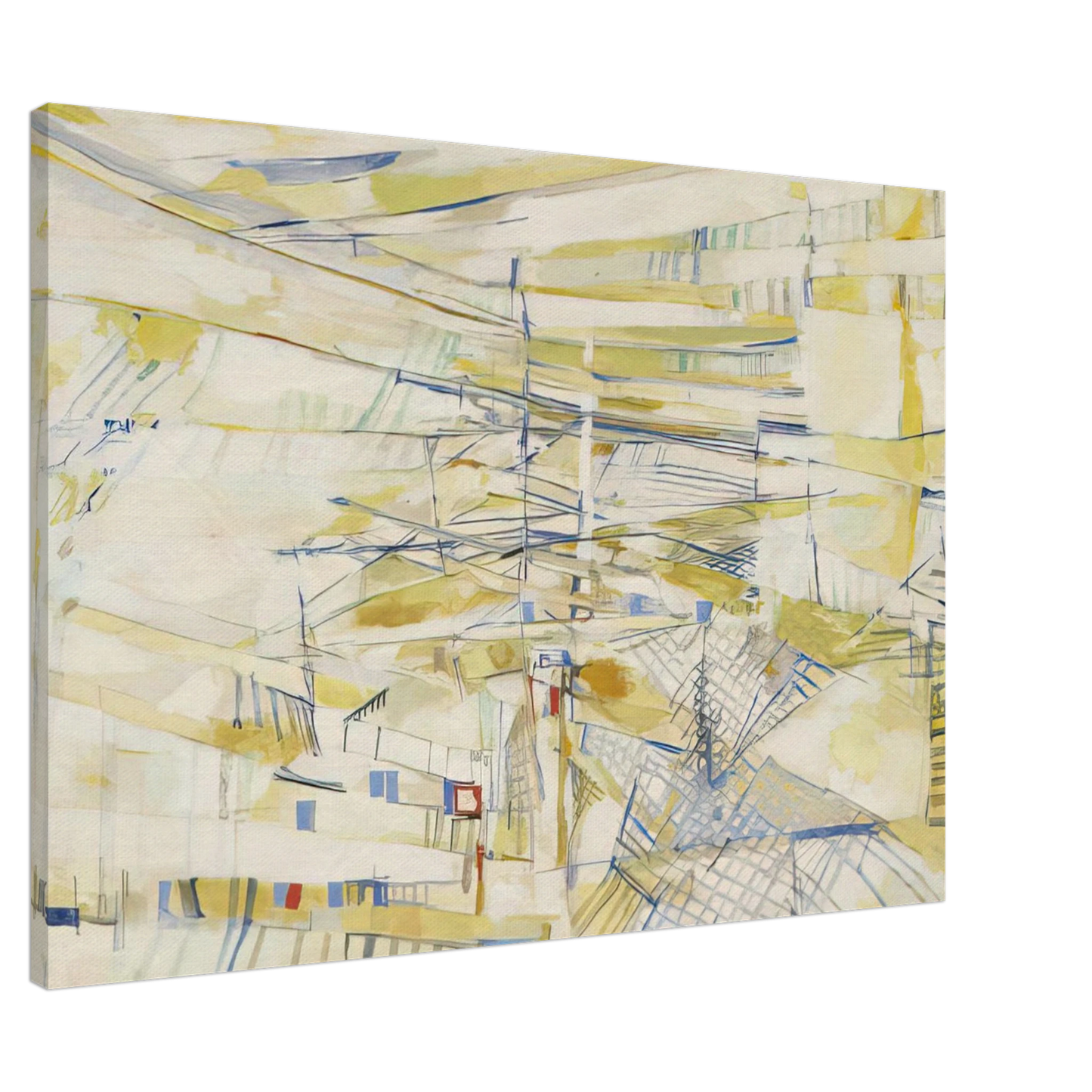 Maria Helena Vieira da Silva - Loranger - 1954 Canvas - 20x30 cm / 8x12 inches-canvas