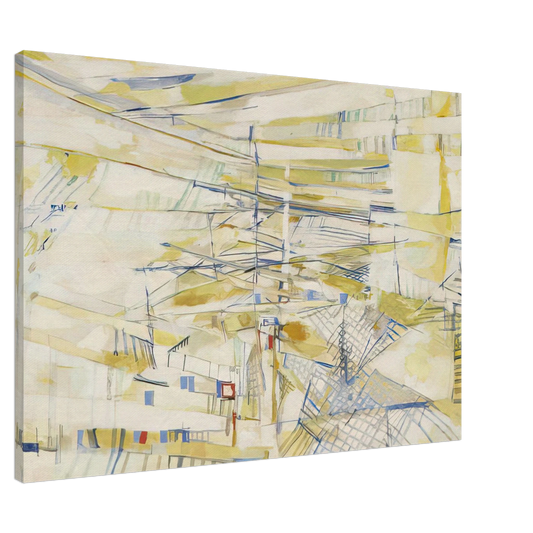 Maria Helena Vieira da Silva - Loranger - 1954 Canvas - 20x30 cm / 8x12 inches-canvas