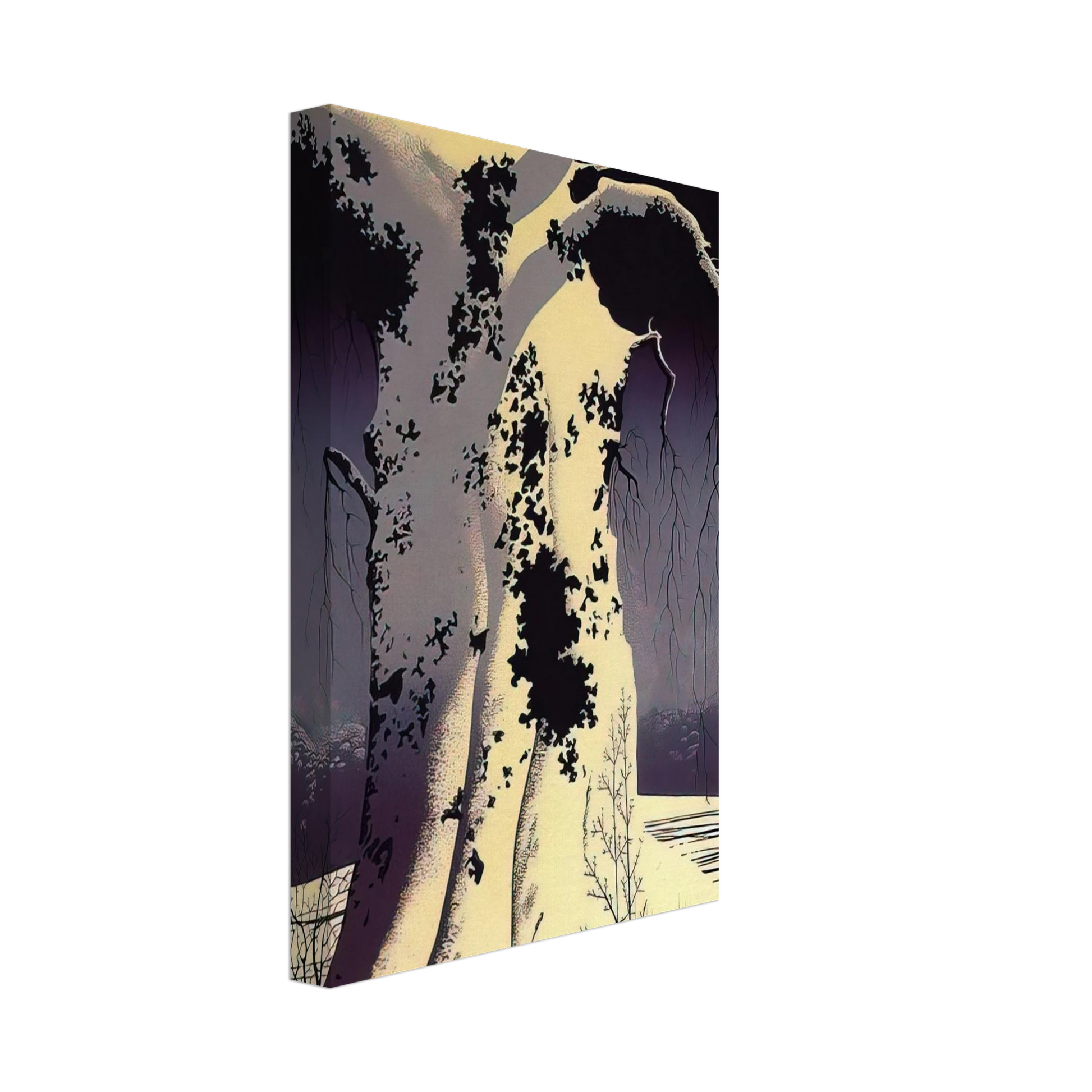 Eyvind Earle - Black Oak Canvas - 70x100 cm / 28x40 inches-canvas