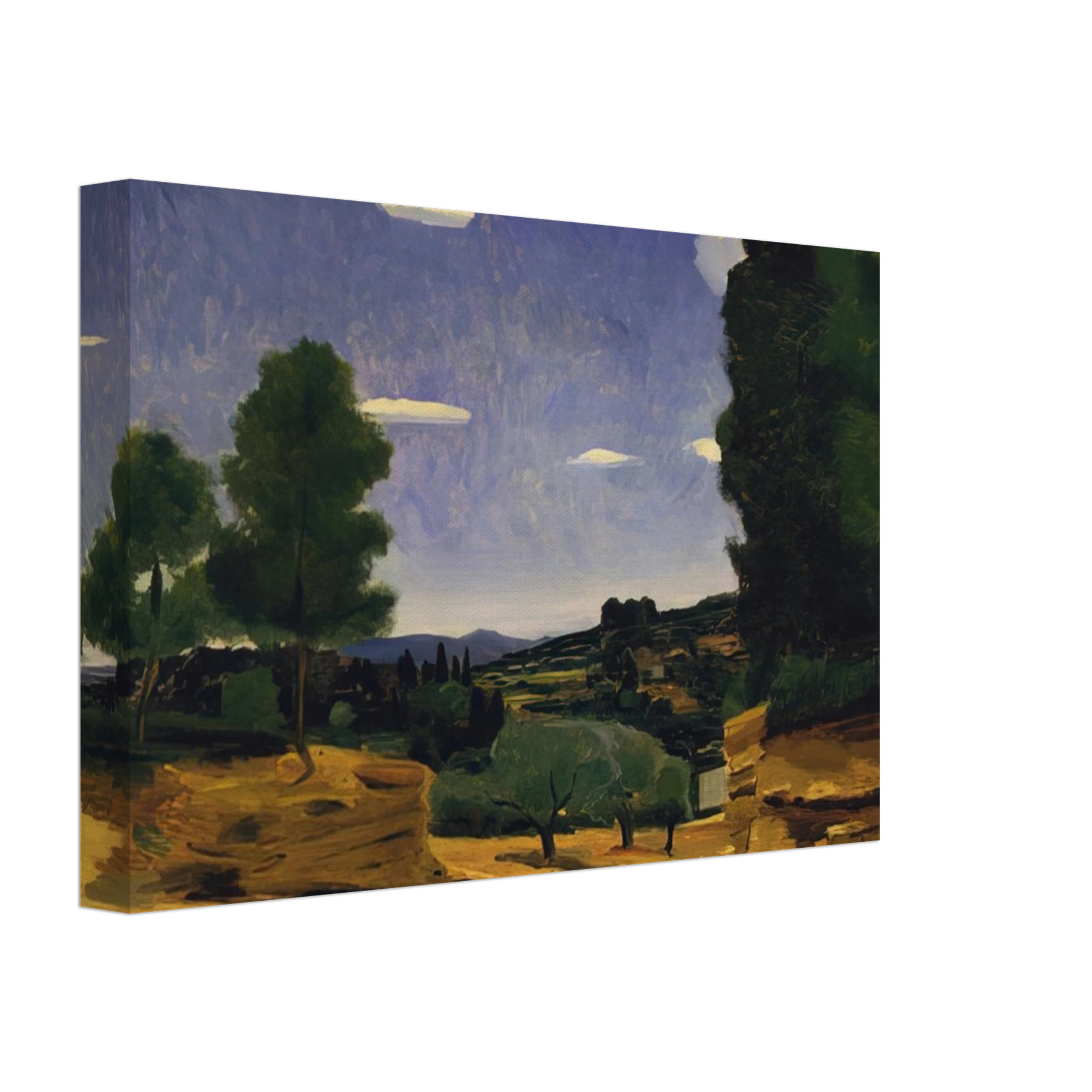 Andre Derain - LANDSCAPE PROVENCE 1925 Canvas - 40x60 cm / 16x24 inches-canvas
