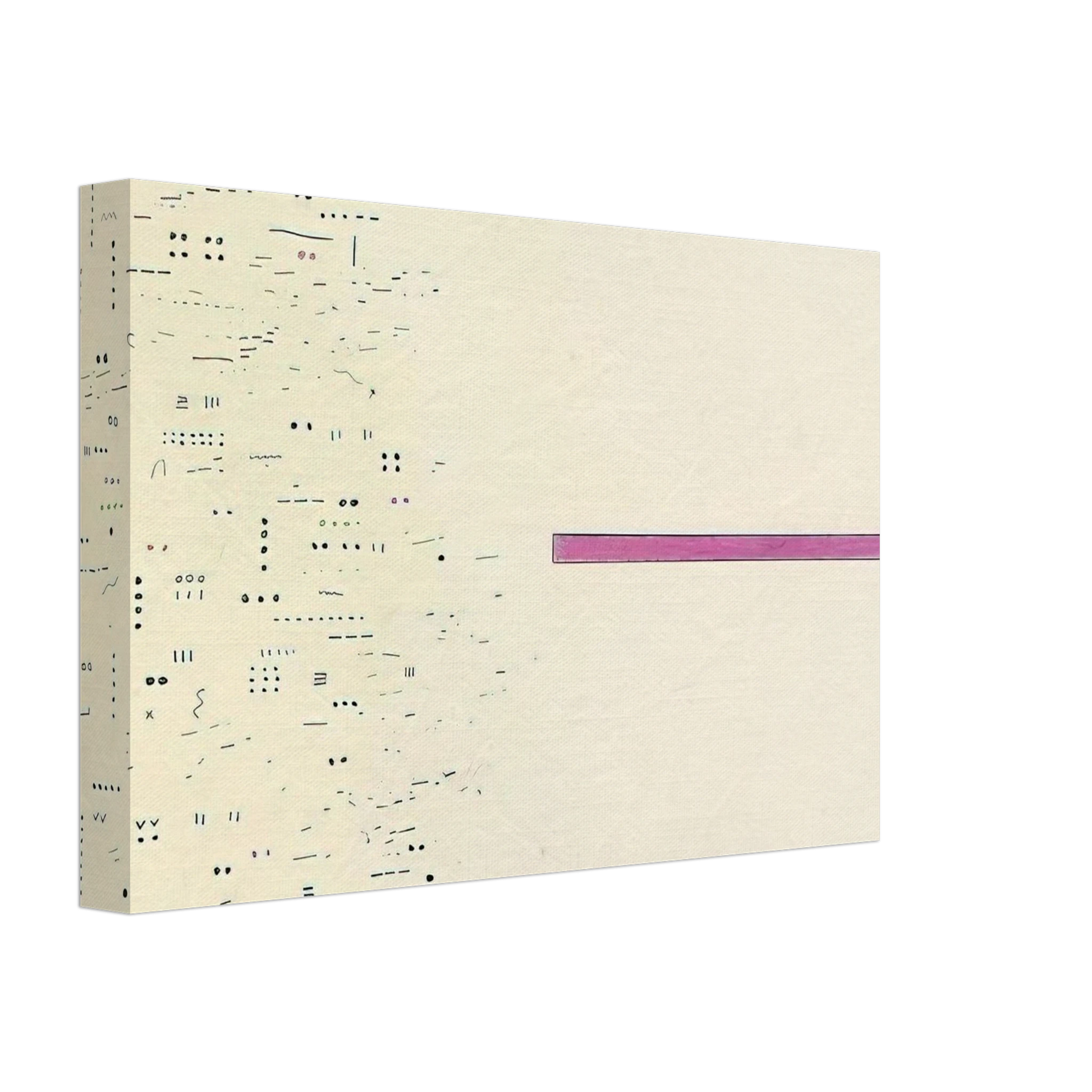 Gene Davis - Untitled - 1976 Canvas - 40x60 cm / 16x24 inches-canvas