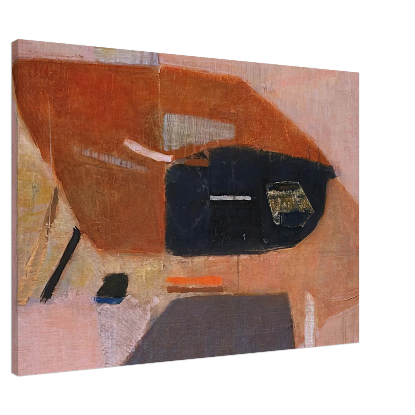 Kenzo Okada - Number 2 - 1954 Canvas - 20x30 cm / 8x12 inches-canvas