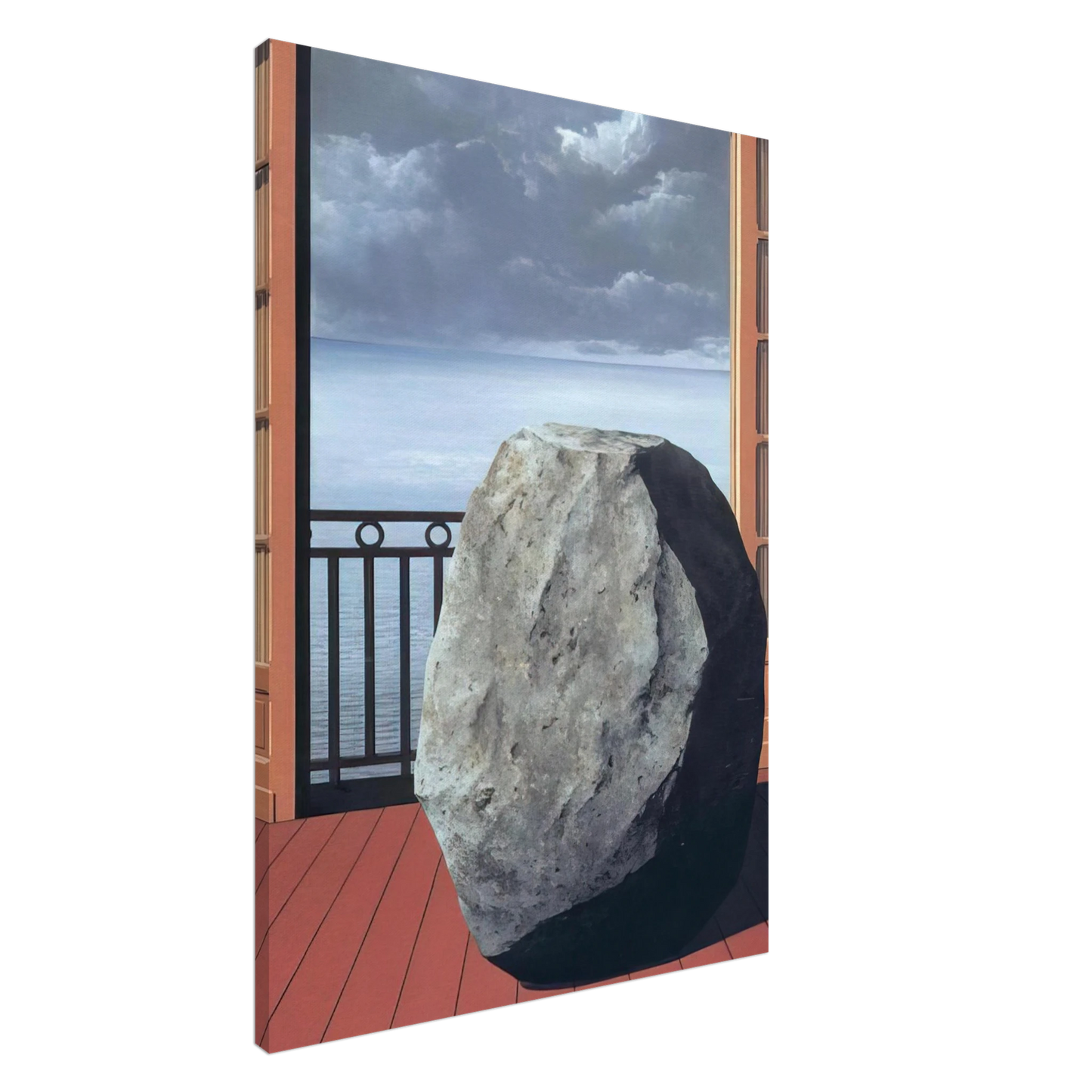 Rene Magritte - INVISIBLE WORLD 1954 Canvas - 20x30 cm / 8x12 inches-canvas