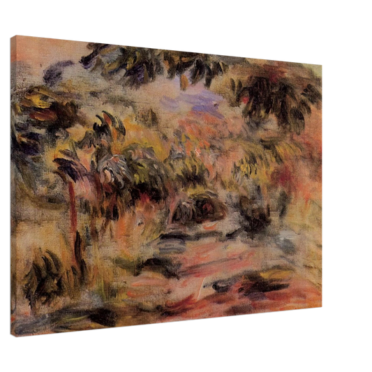 Pierre-Auguste Renoir - The Footpath Canvas - 20x30 cm / 8x12 inches-canvas