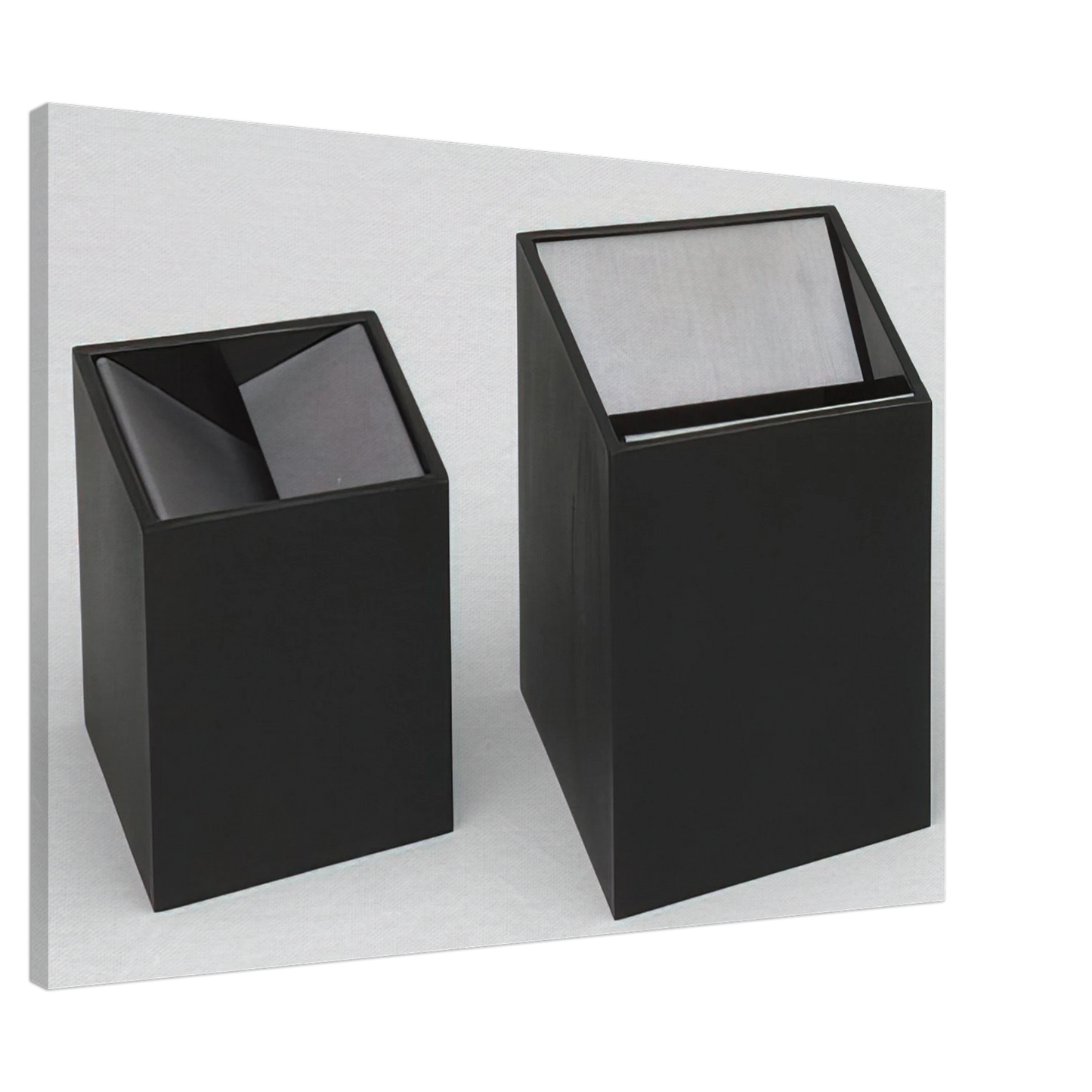 Bruno Munari - Cubo Ashtray design - 1957 Canvas - 20x30 cm / 8x12 inches-canvas