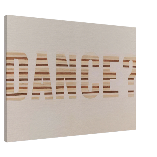 Edward Ruscha - DANCE 1973 Canvas - 20x30 cm / 8x12 inches-canvas