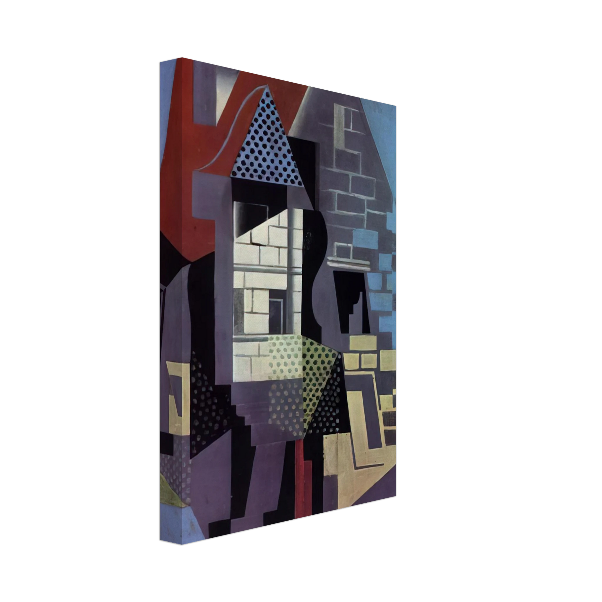 Juan Gris - LANDSCAPE AT BEAULIEU Canvas - 40x60 cm / 16x24 inches-canvas