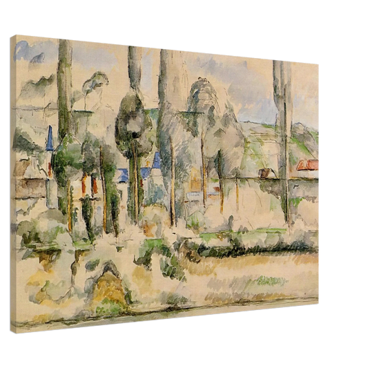 Paul Cezanne - Chateau de Madan Canvas - 20x30 cm / 8x12 inches-canvas