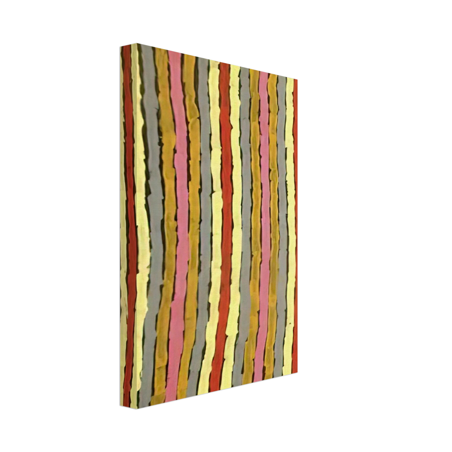 Clifford Possum Tjapaltjarri - Ceremonial Paint Floor Napperby - 2001 Canvas - 70x100 cm / 28x40 inches-canvas