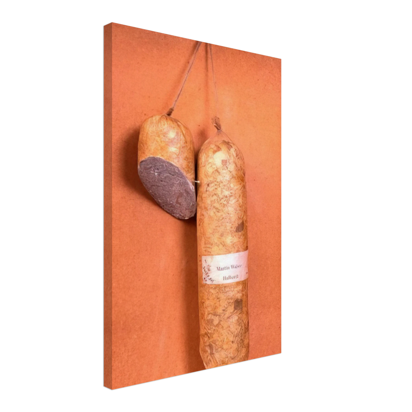 Dieter Roth - Literature Sausage - 1974 Canvas - 70x100 cm / 28x40 inches-canvas