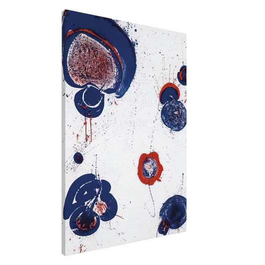 Sam Francis - Chinese Planet Canvas - 20x30 cm / 8x12 inches-canvas