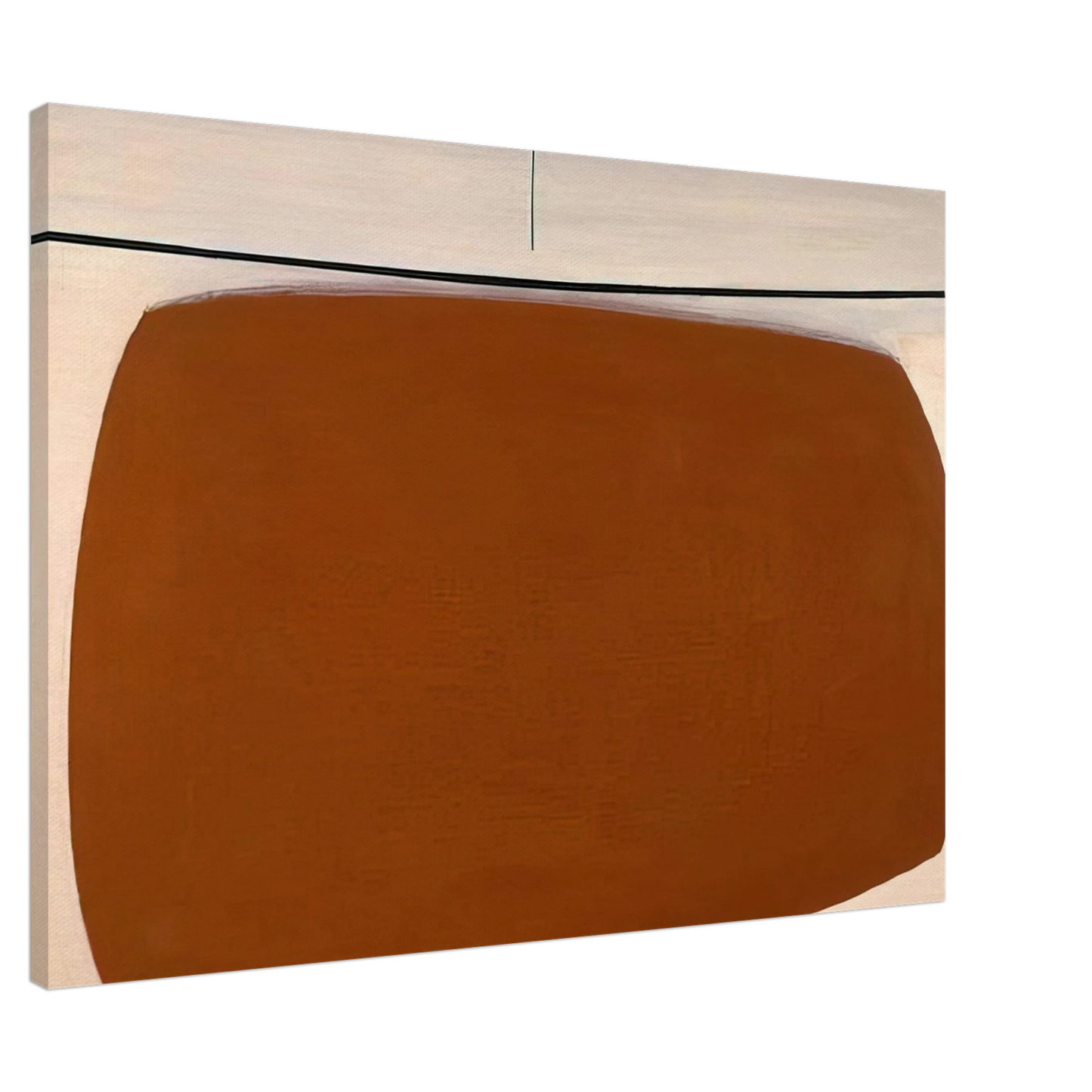 Victor Pasmore - YELLOW ABSTRACT 1961 Canvas - 20x30 cm / 8x12 inches-canvas