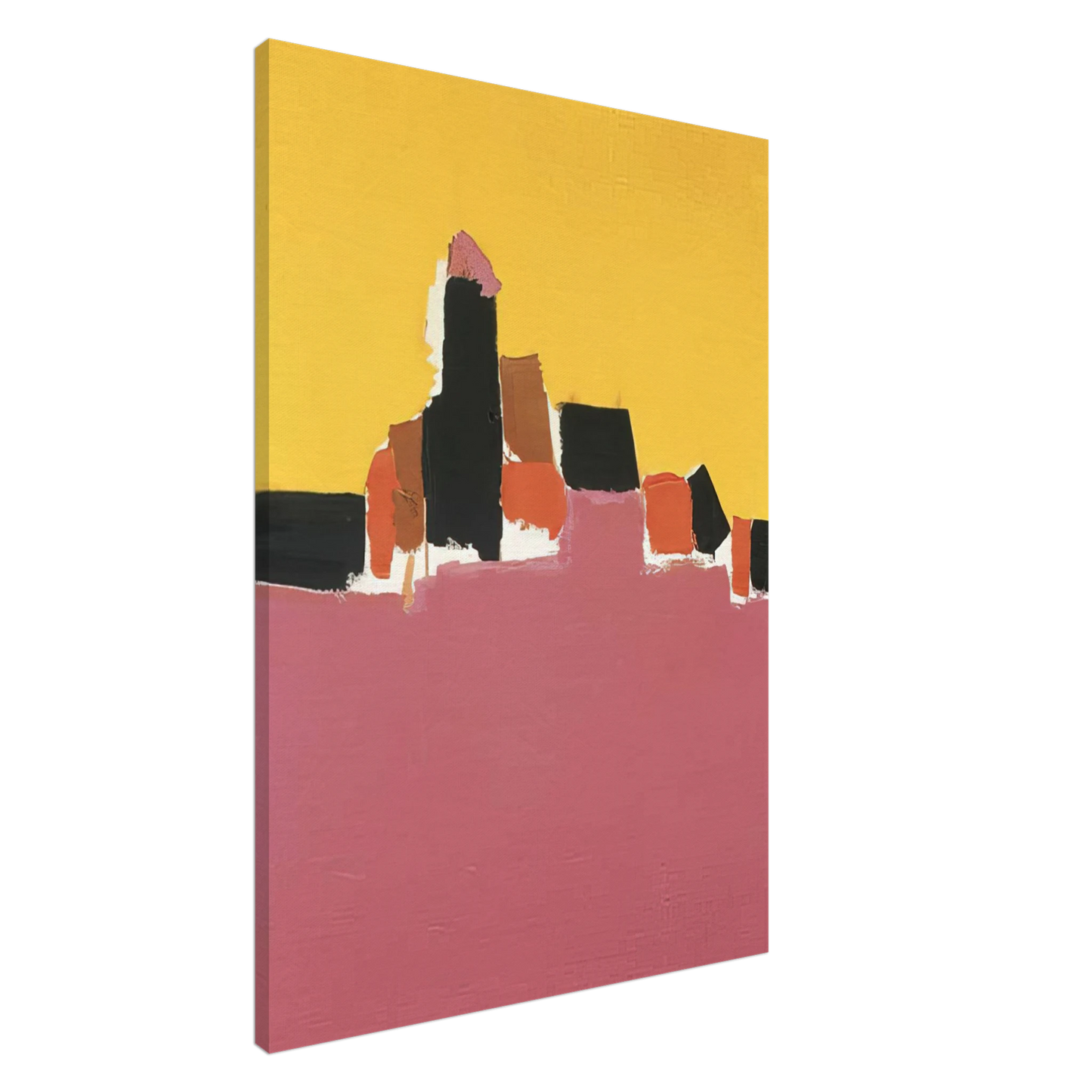 Nicolas de Stael - Syracuse - Lyrical Abstraction Canvas - 20x30 cm / 8x12 inches-canvas