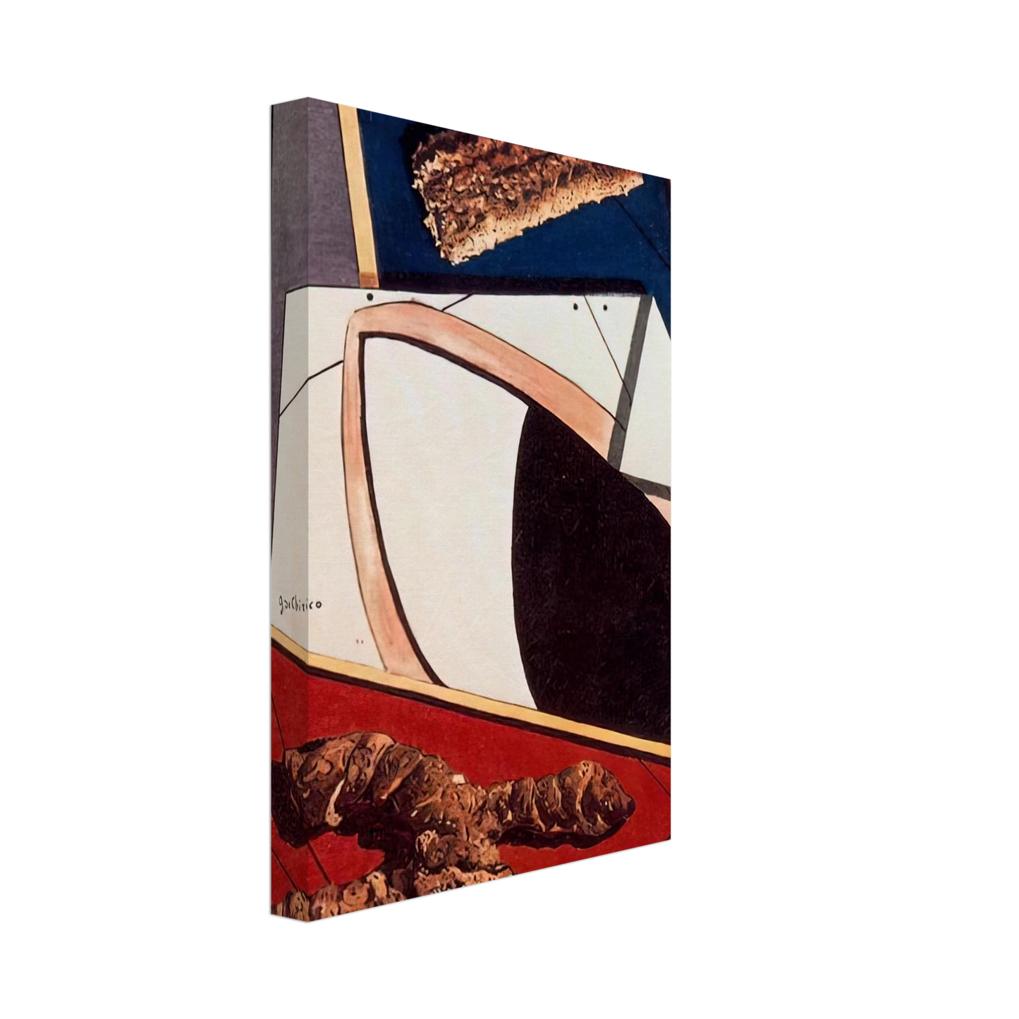 Giorgio de Chirico - GREETINGS FROM A DISTANT FRIEND Canvas - 40x60 cm / 16x24 inches-canvas